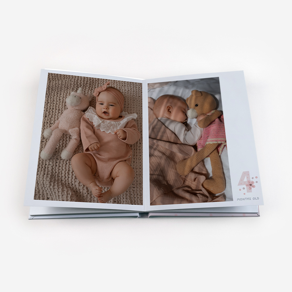 Álbum do Primeiro Ano do Bebé Rosa 3